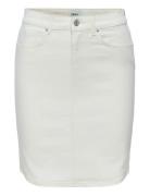 Onlwonder Hw Dnm Skirt Pim Noos Kort Nederdel Grey ONLY