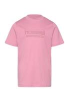 Hmljr Base T-Shirt S/S Sport T-Kortærmet Skjorte Pink Hummel