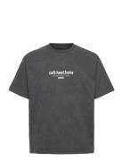 Wbbeam Dye Tee Tops T-Kortærmet Skjorte Grey Woodbird