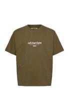 Wbbeam Dye Tee Tops T-Kortærmet Skjorte Green Woodbird