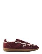 Tb.490 Crochet Leather Sneakers Low-top Sneakers Red ALOHAS