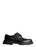 Derby Leather Shoe Shoes Business Derby Shoes Black J. Lindeberg