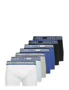 Jachudson Solid Trunks 7 Pack Boxershorts Blue Jack & J S