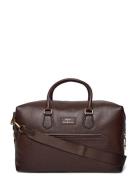 Pebbled Leather Duffel Bags Weekend & Gym Bags Brown Polo Ralph Lauren