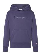 Hooded Sweatshirt Sport Sweatshirts & Hoodies Hoodies Blue Champion