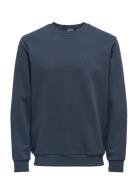 Onsceres Crew Neck Noos Tops Sweatshirts & Hoodies Sweatshirts Navy ON...