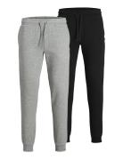 Jpstgordon Jjbradley Sweat Pant 2Pk Mp Bottoms Sweatpants Grey Jack & ...