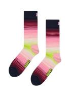 Gradient Stripe Sock Lingerie Socks Regular Socks Pink Happy Socks