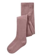 Nmfwak Wo/Bl Pantyhose Solid Tights Purple Name It