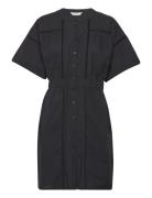 Mscherendia Ss Shirt Dress Kort Kjole Black MSCH Copenhagen