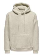 Onsemilio Reg Teddy Hoodie Sweat Vd Tops Sweatshirts & Hoodies Hoodies...