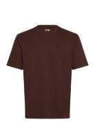 Sign Off Tee Tops T-Kortærmet Skjorte Brown Wrangler