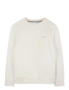 Sweatshirt Tops Sweatshirts & Hoodies Sweatshirts Cream BOSS