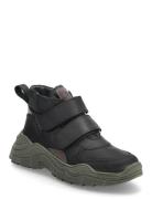 Shoes - Flat - With Velcro High-top Sneakers Black ANGULUS