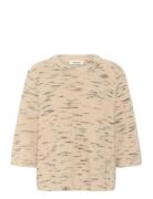 Slliora Pullover Tops Knitwear Jumpers Beige Soaked In Luxury