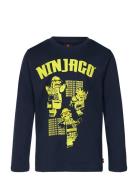 Lwtaffy 606 - T-Shirt L/S Tops T-shirts Long-sleeved T-Skjorte Navy LE...