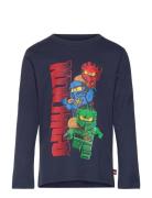 Lwtaffy 603 - T-Shirt L/S Tops T-shirts Long-sleeved T-Skjorte Navy LE...