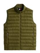 Packable Recycled Vest Vest Khaki Green Tommy Hilfiger