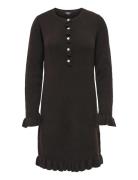Onlmera Life Ls Frill Dress Ex Knt Kort Kjole Brown ONLY