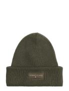 Tjm Linear Beanie Accessories Headwear Beanies Khaki Green Tommy Hilfi...
