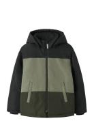 Nkmmax Pa Jacket Block Noos Parka Jakke Khaki Green Name It