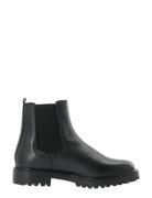 Biagina Chelsea Boot Smooth Leather Støvlet Chelsea Boot Black Bianco