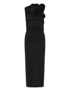 Liba Dress Maxikjole Festkjole Black Noella