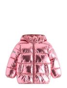 Puffer Jacket Small Kids Foret Jakke Pink Lindex