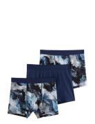 Boxer 3P Aop Swirl Night & Underwear Underwear Underpants Multi/patter...