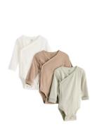 Body Wrap Basic 3 Pack Bodies Wrap Bodies Multi/patterned Lindex