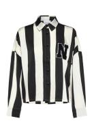 Liara N Shirt Tops Shirts Long-sleeved Black Noella