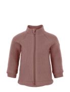 Wool Jacket Outerwear Fleece Outerwear Fleece Jackets Pink Mikk-line