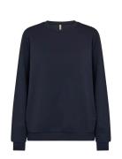 Sc-Banu Tops Sweatshirts & Hoodies Sweatshirts Navy Soyaconcept