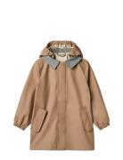 Rainwear Finley Long Jacket Outerwear Rainwear Jackets Beige Wheat