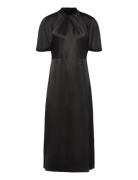 Slriyan Miria Dress Knælang Kjole Black Soaked In Luxury