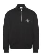Ls Eu 350Terry Micro Monologo Qt Tops Sweatshirts & Hoodies Sweatshirt...