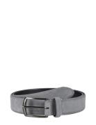 Suede Leather Belt Zack Accessories Belts Classic Belts Grey Howard Lo...