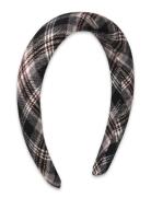 Tartan Head Black Accessories Headwear Headbands Multi/patterned Pipol...
