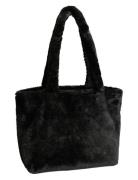 Pcjanice Fur Shopper Shopper Taske Black Pieces