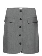 Kaellie Skirt Skirts Short Skirts Grey Kaffe
