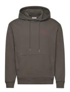Ls Eu 350Terry Monogram Hoodie Tops Sweatshirts & Hoodies Hoodies Grey...