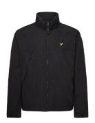 Fold Away Hood Jacket Tynd Jakke Black Lyle & Scott