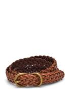 Vachetta-18Mm Blpt Br-Blt-Sny Bælte Brown Polo Ralph Lauren
