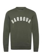Barbour Prep Logo Crew Neck Sweatshirt Tops Sweatshirts & Hoodies Swea...