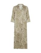 Sc-Signora Dresses Shirt Dresses Khaki Green Soyaconcept