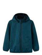 Nknmada08 Jacket Solid Fo Outerwear Rainwear Jackets Blue Name It