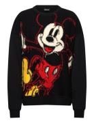 Hello Mickey Tops Sweatshirts & Hoodies Sweatshirts Black Desigual