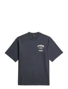 Running Dog Back Gr Boxy R T Tops T-Kortærmet Skjorte Navy G-Star RAW