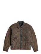 A-Line Padded Coach Jacket Foret Jakke Brown G-Star RAW