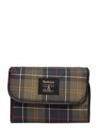 Barbour Tartan Hanging Washbag Toilettaske Khaki Green Barbour